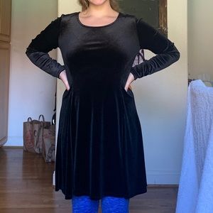 Black Velvet Dress